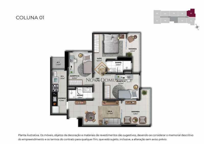 Apartamento à venda com 2 quartos, 58m² - Foto 17