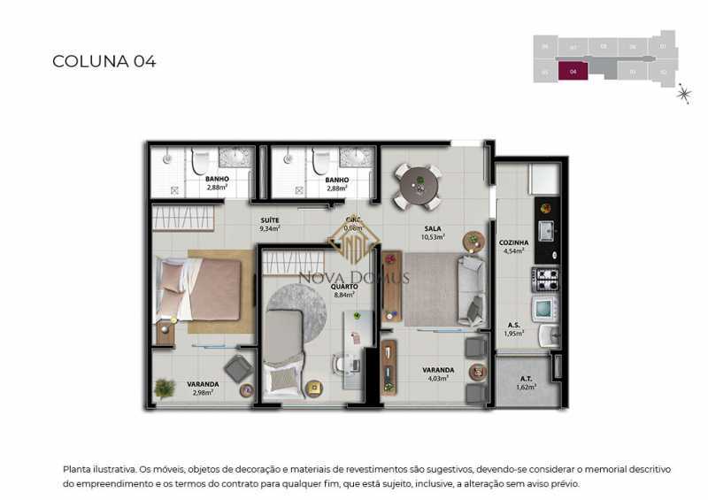 Apartamento à venda com 2 quartos, 58m² - Foto 19