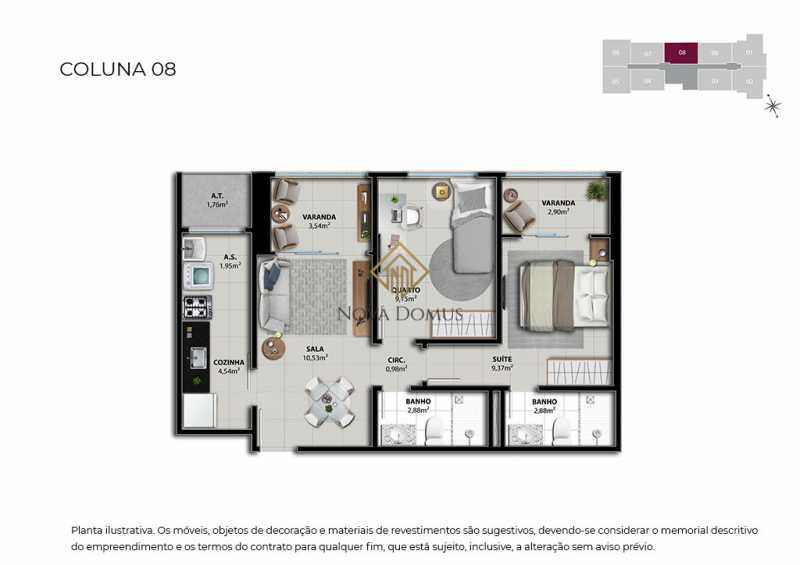 Apartamento à venda com 2 quartos, 58m² - Foto 24