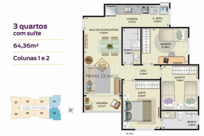 Apartamento à venda com 2 quartos, 53m² - Foto 15