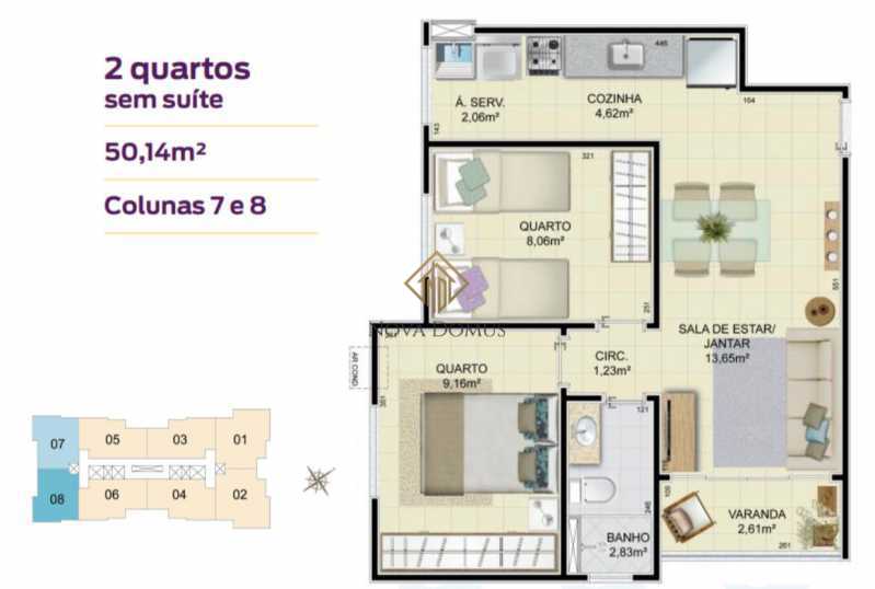 Apartamento à venda com 2 quartos, 53m² - Foto 13