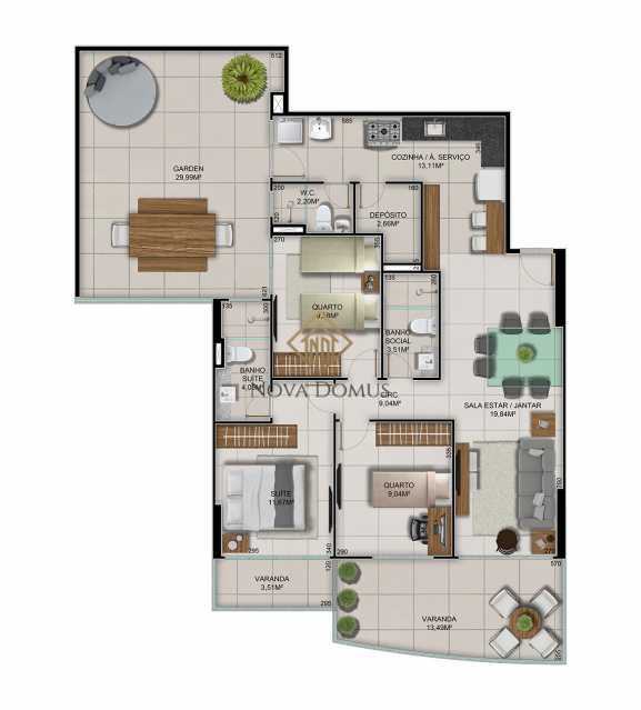 Apartamento à venda com 3 quartos, 121m² - Foto 17