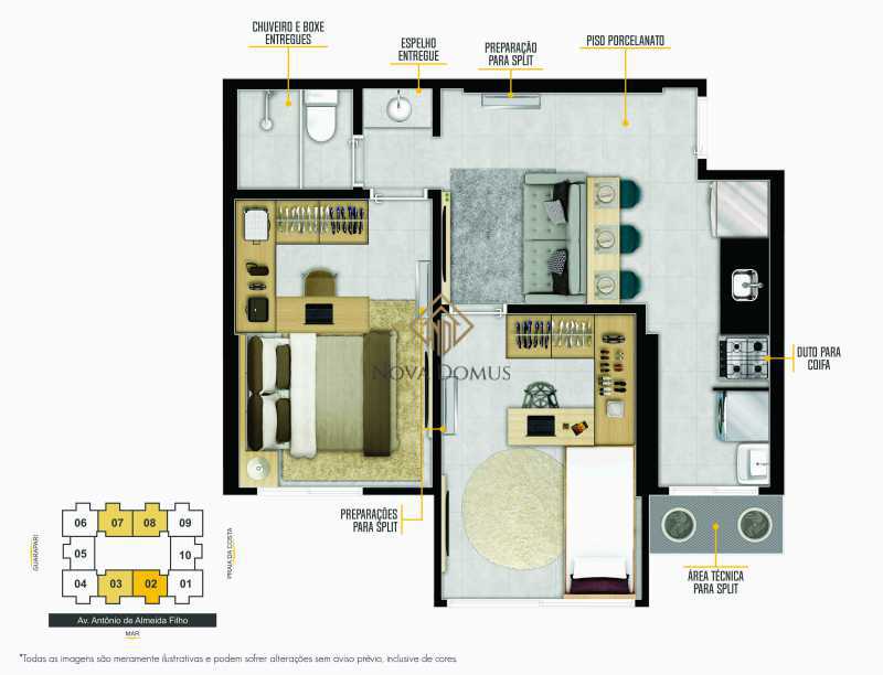 Apartamento, 2 quartos, 39 m² - Foto 19