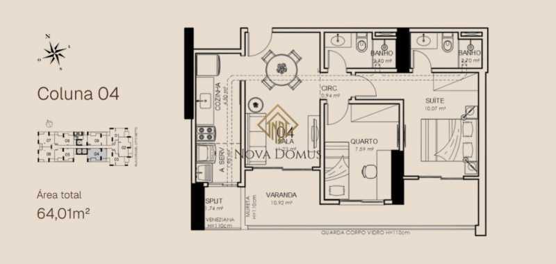 Apartamento, 2 quartos, 56 m² - Foto 25