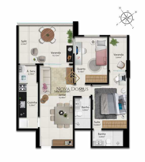 Apartamento à venda com 2 quartos, 76m² - Foto 16