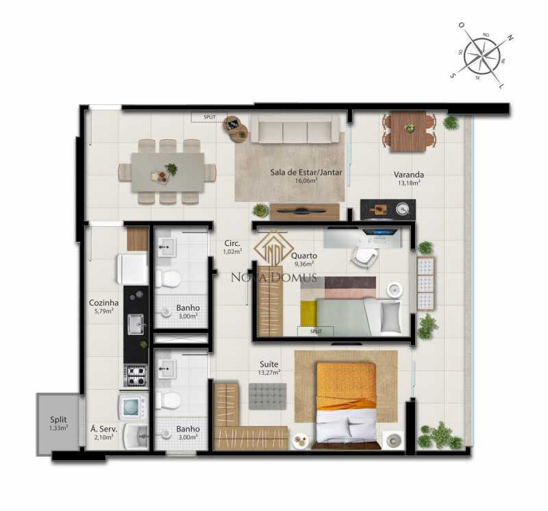 Apartamento à venda com 2 quartos, 76m² - Foto 18