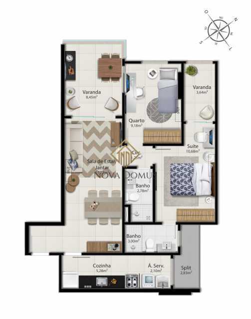 Apartamento à venda com 2 quartos, 76m² - Foto 21