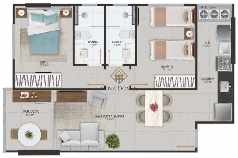 Apartamento à venda com 2 quartos, 57m² - Foto 16