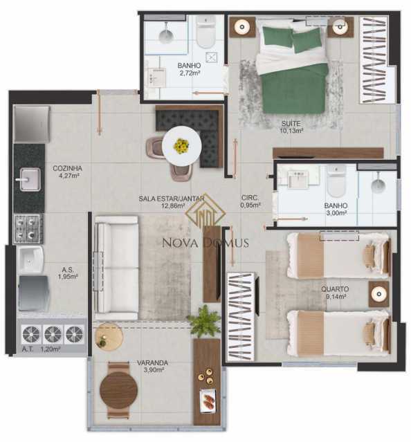 Apartamento à venda com 1 quarto, 39m² - Foto 24