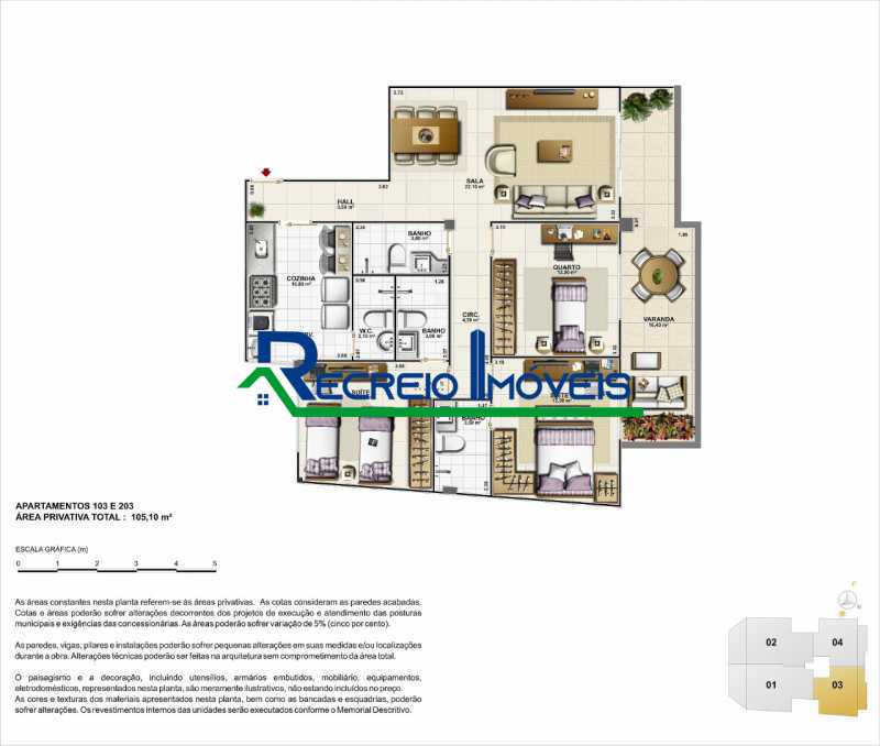 Apartamento à venda e aluguel com 3 quartos, 105m² - Foto 20