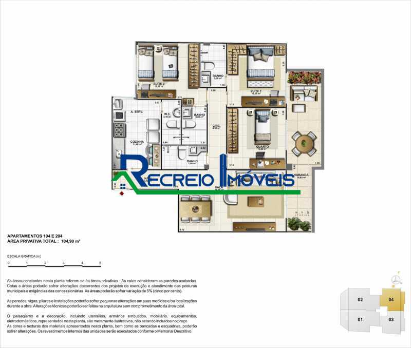 Apartamento, 3 quartos, 105 m² - Foto 17