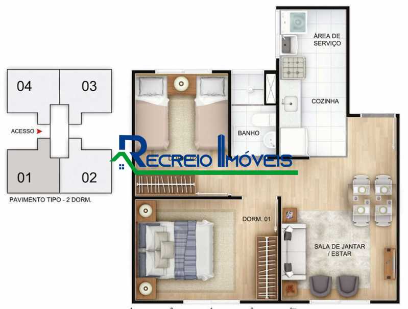 Apartamento à venda com 2 quartos, 43m² - Foto 15