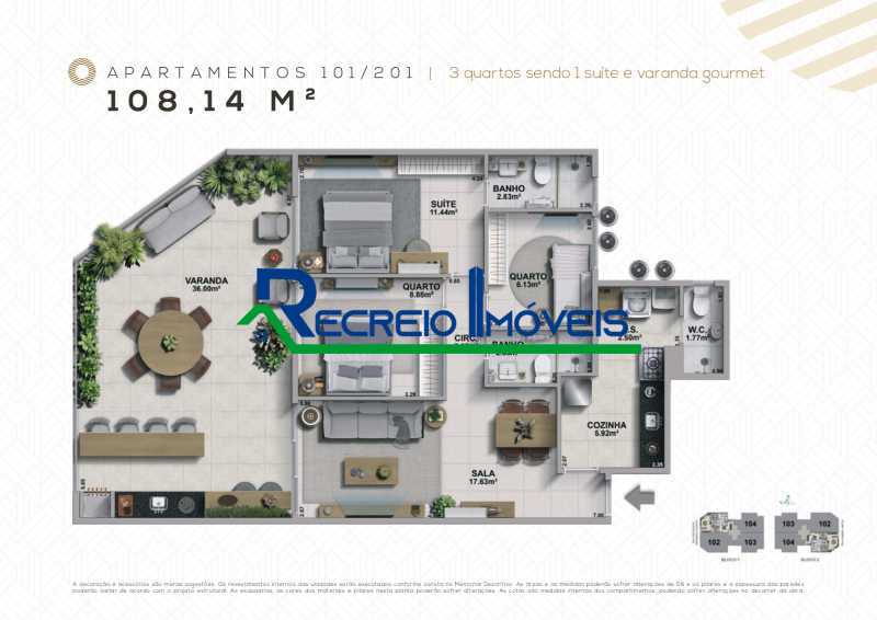 Apartamento à venda com 3 quartos, 108m² - Foto 21