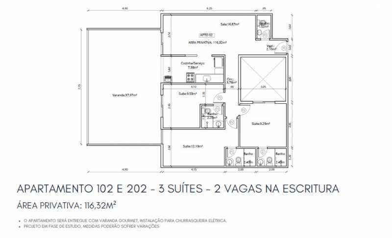 Apartamento, 3 quartos, 114 m² - Foto 6
