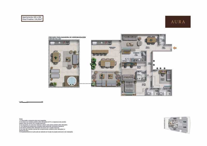 Apartamento, 3 quartos, 116 m² - Foto 13