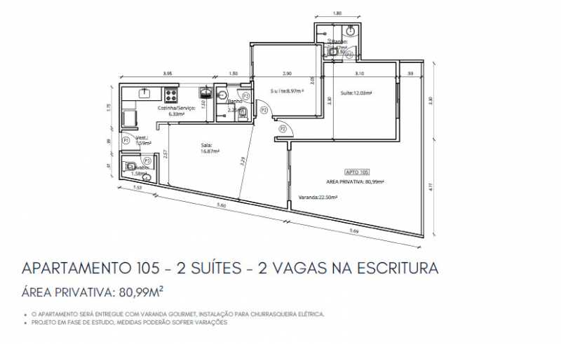Cobertura, 3 quartos, 167 m² - Foto 9