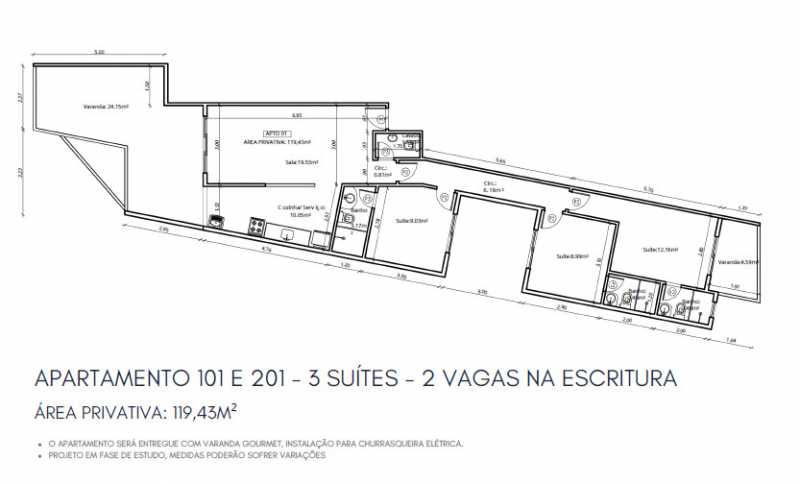 Cobertura, 4 quartos, 173 m² - Foto 4