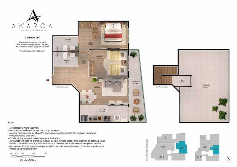 Cobertura, 2 quartos, 70 m² - Foto 16