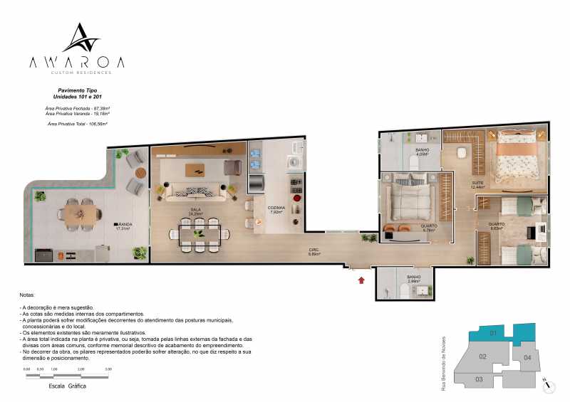 Cobertura, 2 quartos, 70 m² - Foto 17