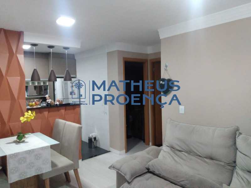 Apartamento à venda com 2 quartos, 42m² - Foto 3