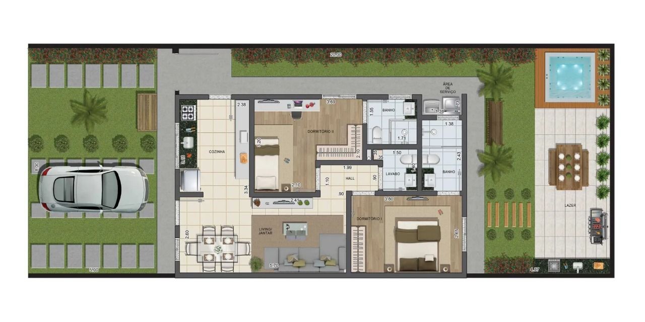 Casa de Condomínio à venda com 2 quartos, 62m² - Foto 29