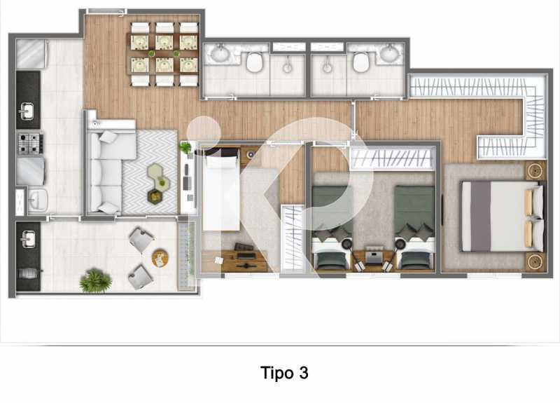 Apartamento à venda com 3 quartos, 70m² - Foto 6