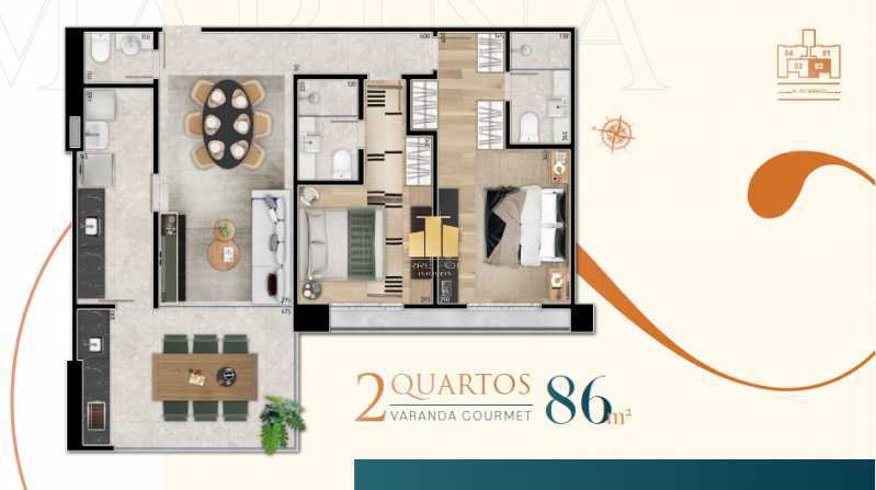 Apartamento à venda com 2 quartos, 86m² - Foto 4