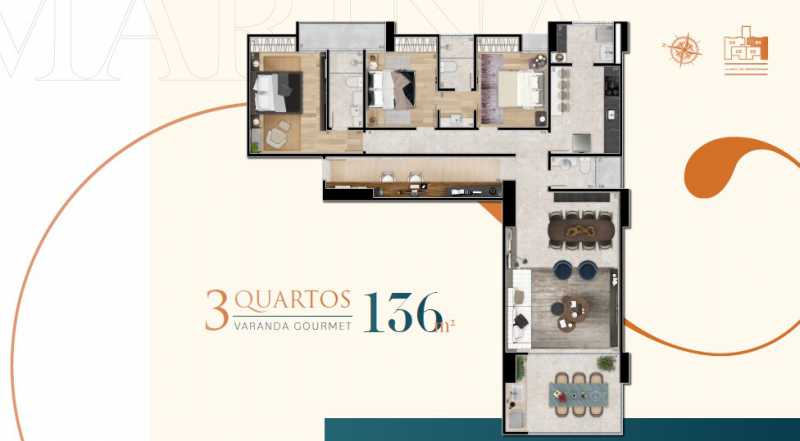 Apartamento à venda com 3 quartos, 136m² - Foto 4