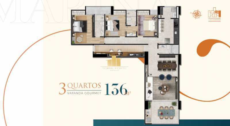 Apartamento à venda com 3 quartos, 136m² - Foto 4