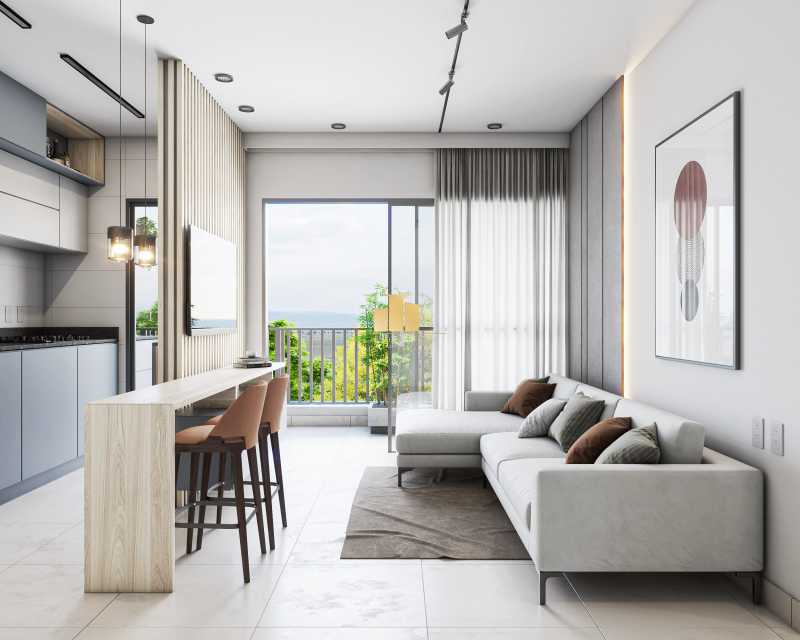 Apartamento à venda com 1 quarto, 36m² - Foto 6