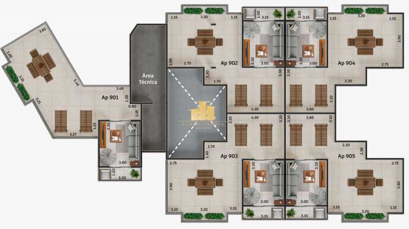 Cobertura, 2 quartos, 104 m² - Foto 8