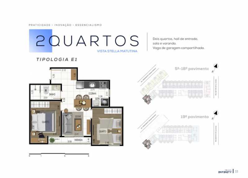 Apartamento à venda com 2 quartos, 43m² - Foto 9