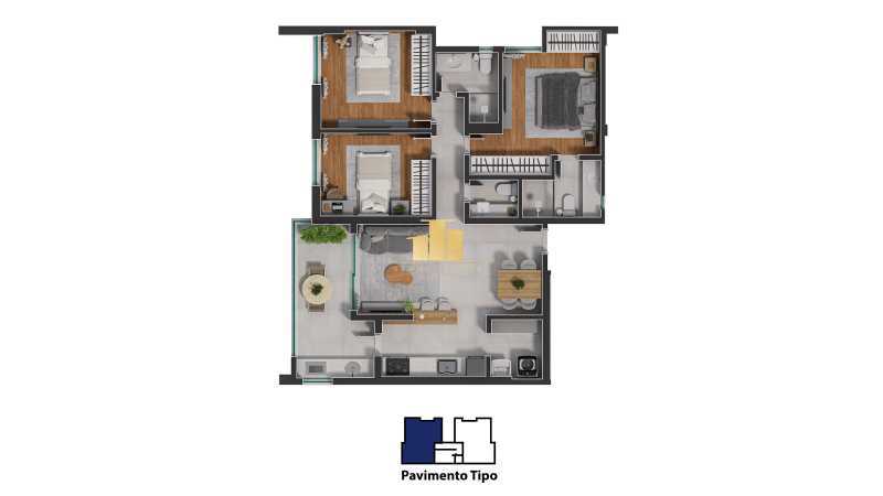 Apartamento, 3 quartos, 91 m² - Foto 15