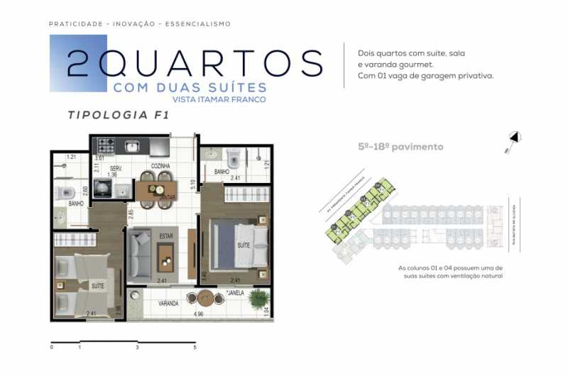 Apartamento à venda com 2 quartos, 49m² - Foto 7