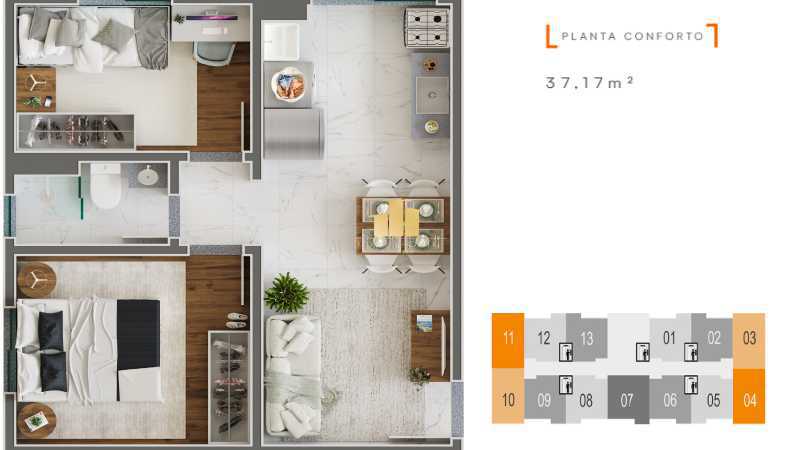 Apartamento, 2 quartos, 37 m² - Foto 20