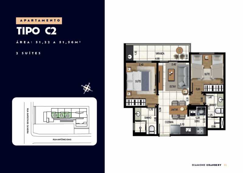 Apartamento à venda com 2 quartos, 51m² - Foto 14