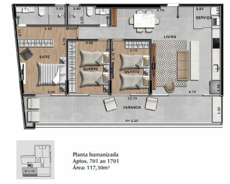 Apartamento à venda com 3 quartos, 117m² - Foto 30