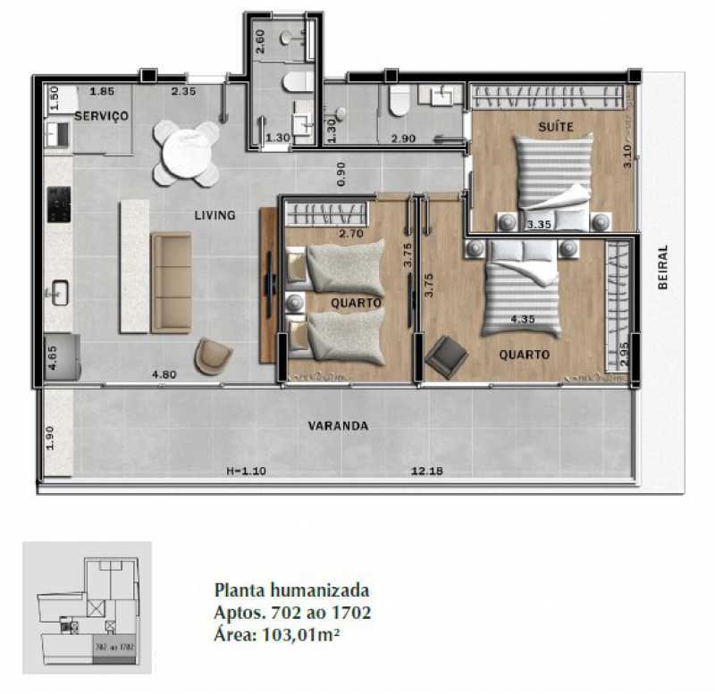 Apartamento à venda com 3 quartos, 103m² - Foto 26