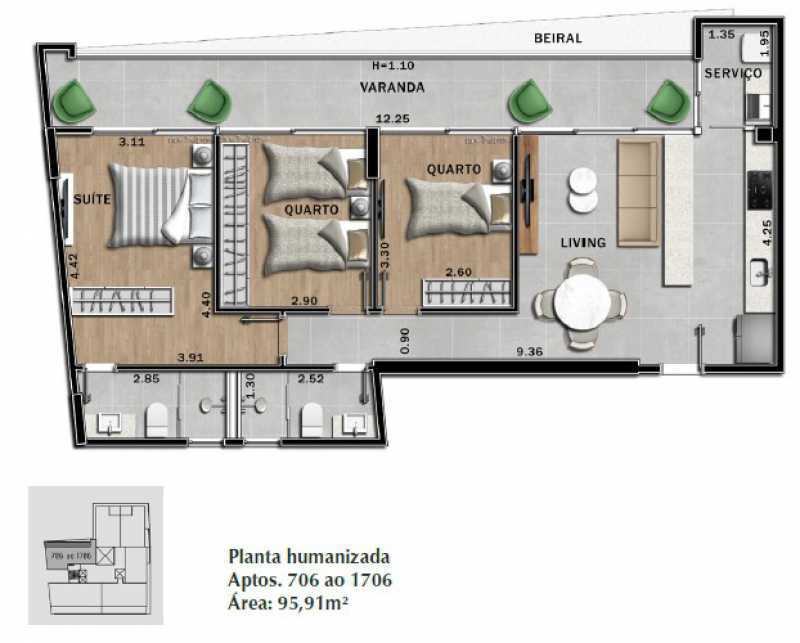 Apartamento à venda com 3 quartos, 95m² - Foto 28