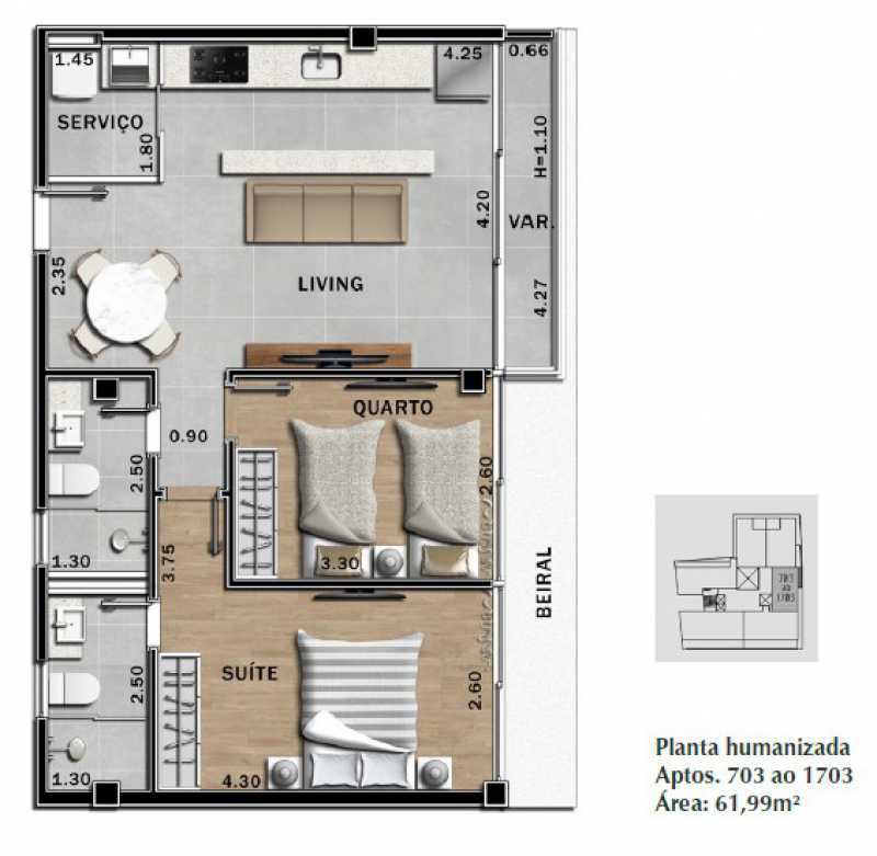 Apartamento à venda com 2 quartos, 62m² - Foto 22