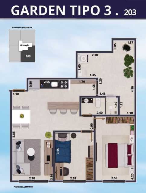 Apartamento à venda com 2 quartos, 52m² - Foto 1