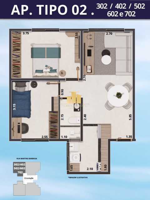 Apartamento, 2 quartos, 45 m² - Foto 4
