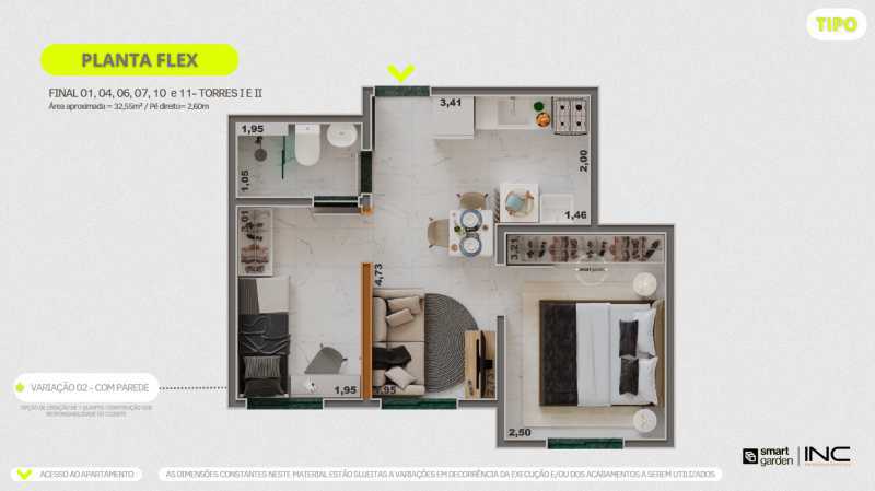 Apartamento à venda com 2 quartos, 32m² - Foto 14