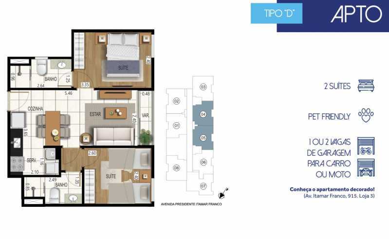 Apartamento à venda com 2 quartos, 55m² - Foto 13