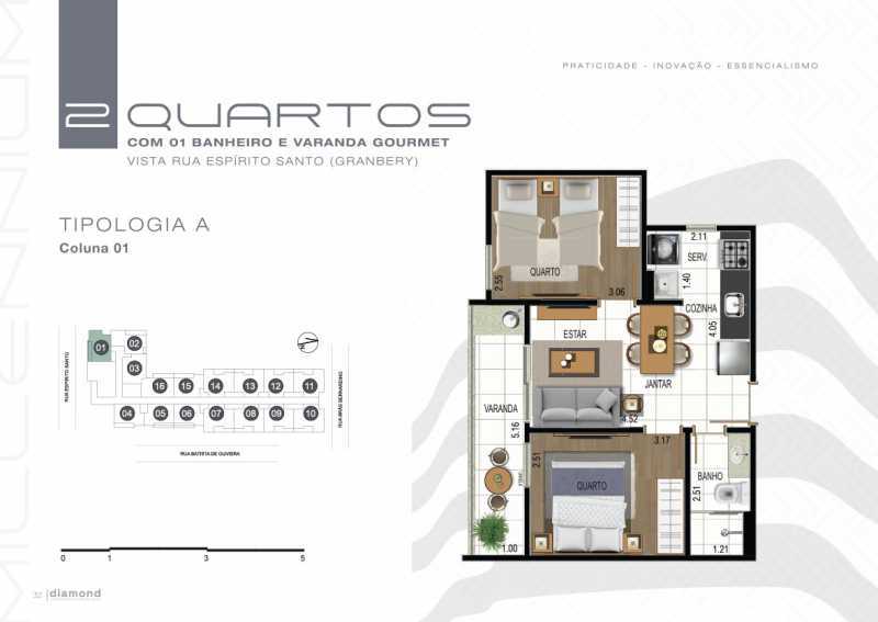 Apartamento à venda com 2 quartos, 44m² - Foto 29