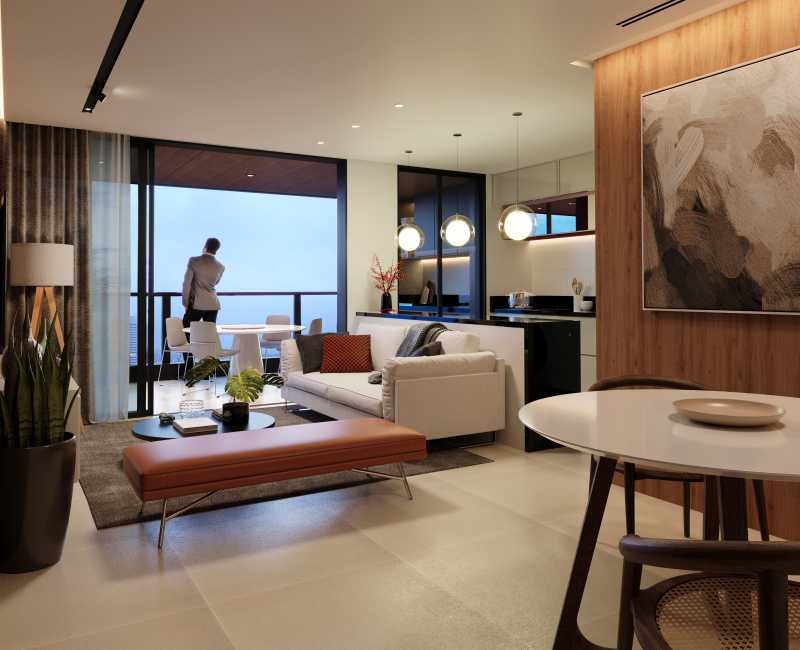 Apartamento à venda com 3 quartos, 110m² - Foto 1