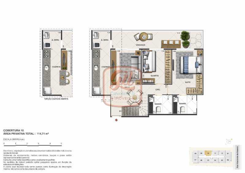 Cobertura à venda com 2 quartos, 115m² - Foto 5