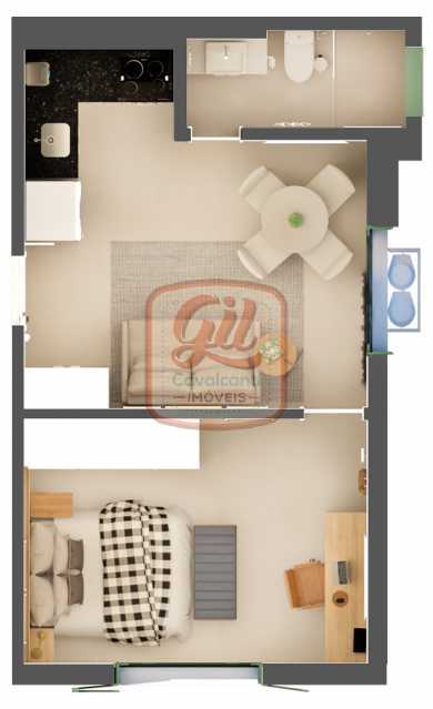 Apartamento à venda com 1 quarto, 35m² - Foto 21