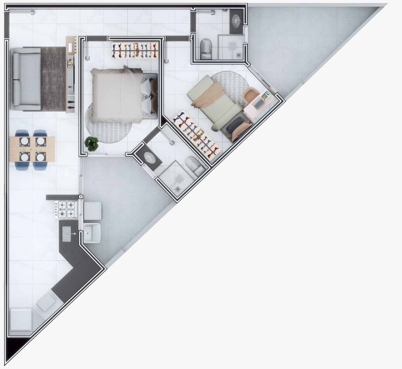 Cobertura à venda com 2 quartos, 108m² - Foto 6