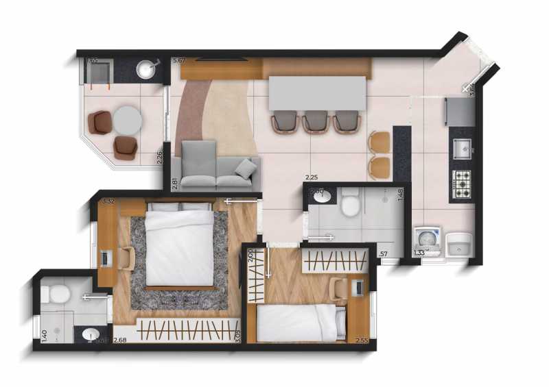 Apartamento, 2 quartos, 55 m² - Foto 18